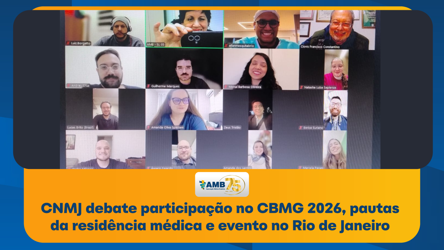 CBMG 2026 pautas da residencia medica e evento no Rio de Janeiro 1